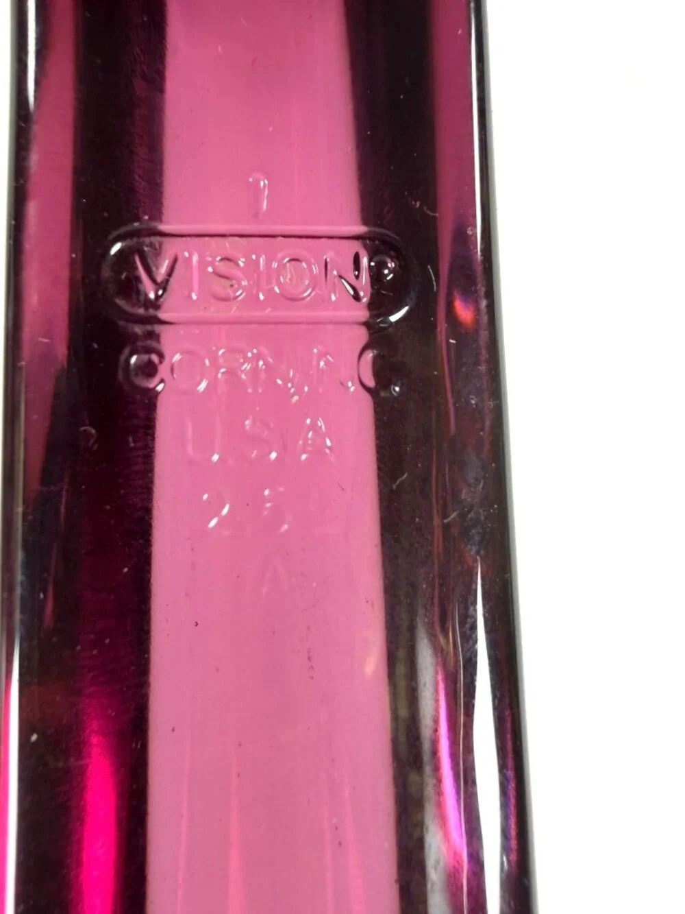 Corning Visions Cranberry Glass Cookware 2.5L With Pyrex Lid